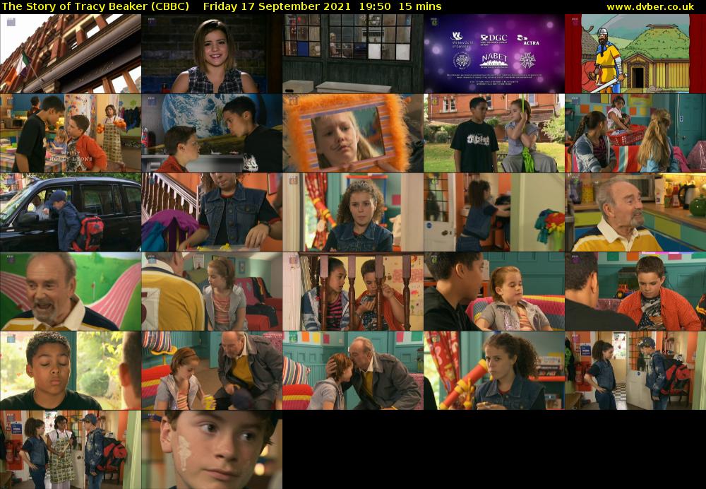 The Story of Tracy Beaker (CBBC) Friday 17 September 2021 19:50 - 20:05