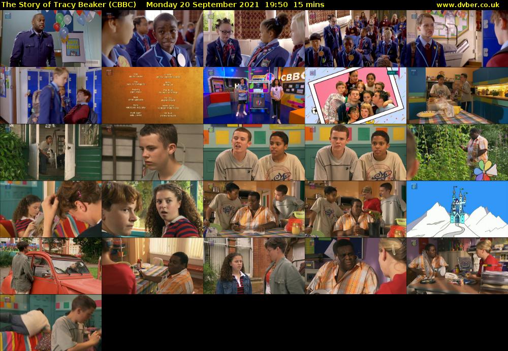 The Story of Tracy Beaker (CBBC) Monday 20 September 2021 19:50 - 20:05
