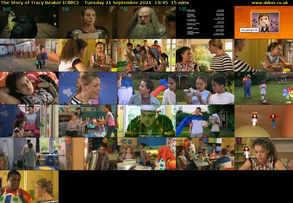 The Story of Tracy Beaker (CBBC) Tuesday 21 September 2021 19:45 - 20:00
