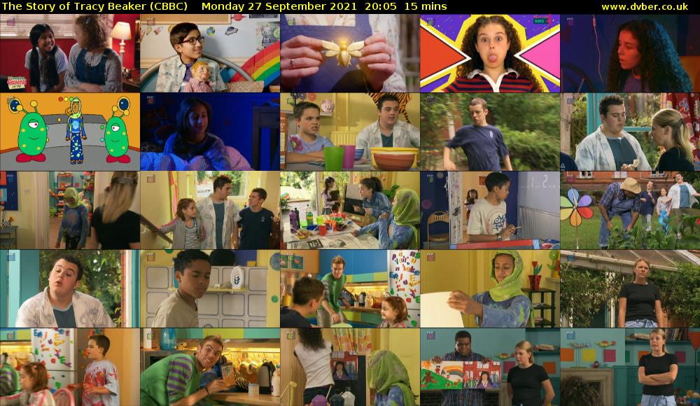 The Story of Tracy Beaker (CBBC) Monday 27 September 2021 20:05 - 20:20