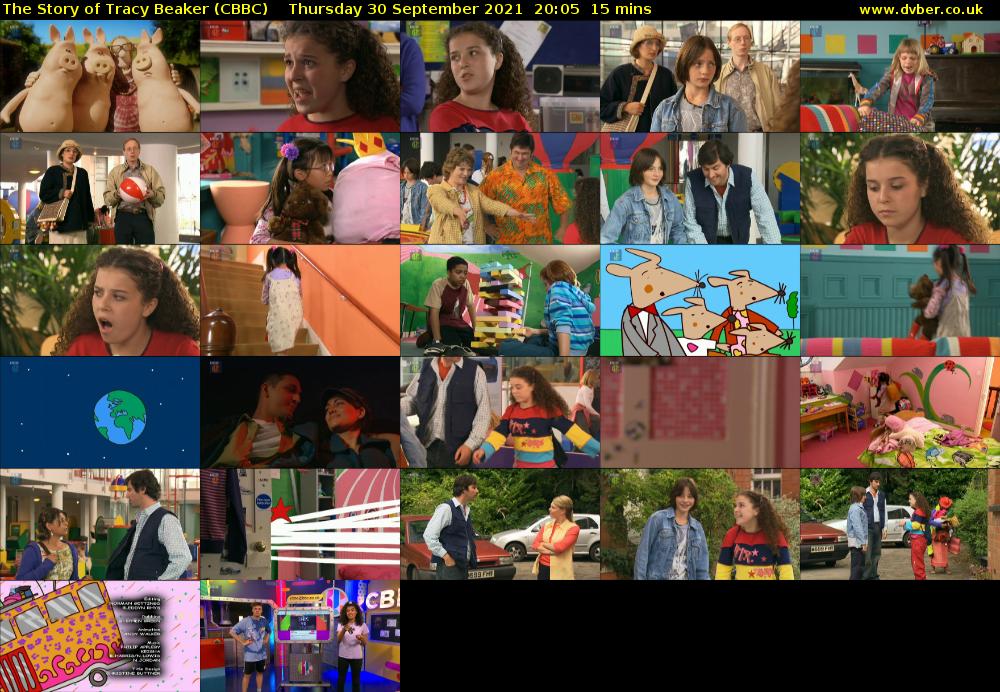 The Story of Tracy Beaker (CBBC) Thursday 30 September 2021 20:05 - 20:20