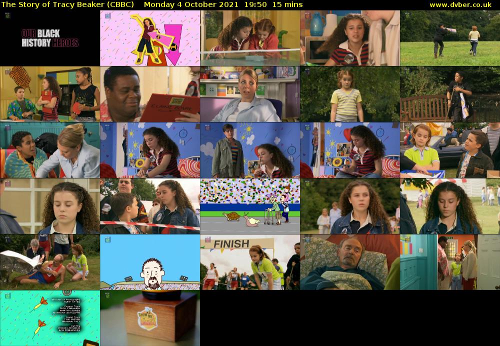 The Story of Tracy Beaker (CBBC) Monday 4 October 2021 19:50 - 20:05
