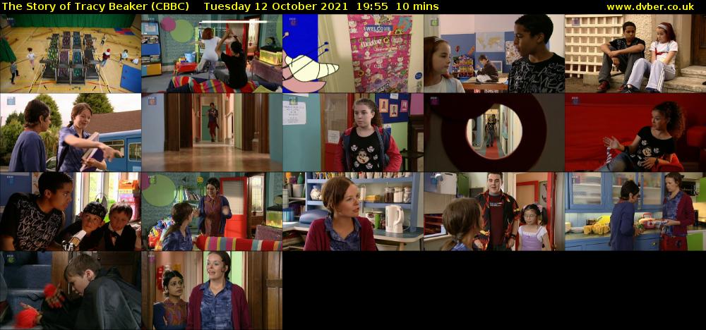 The Story of Tracy Beaker (CBBC) Tuesday 12 October 2021 19:55 - 20:05