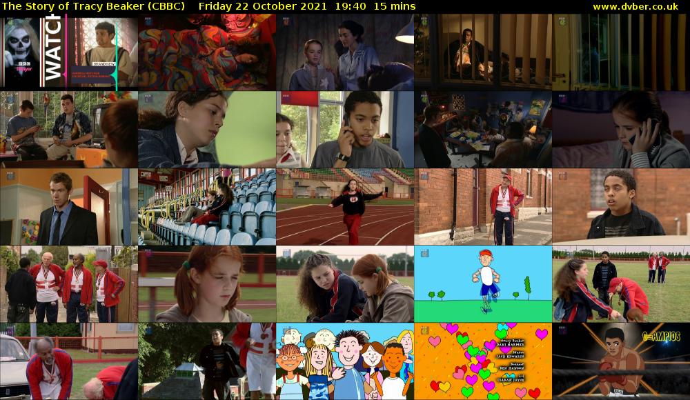 The Story of Tracy Beaker (CBBC) Friday 22 October 2021 19:40 - 19:55