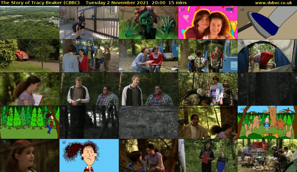 The Story of Tracy Beaker (CBBC) Tuesday 2 November 2021 20:00 - 20:15