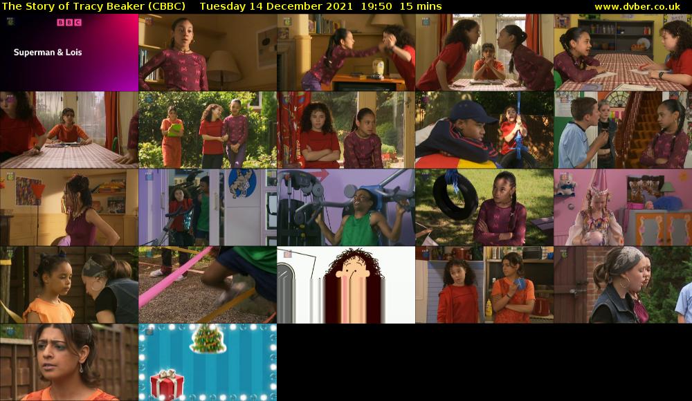 The Story of Tracy Beaker (CBBC) Tuesday 14 December 2021 19:50 - 20:05