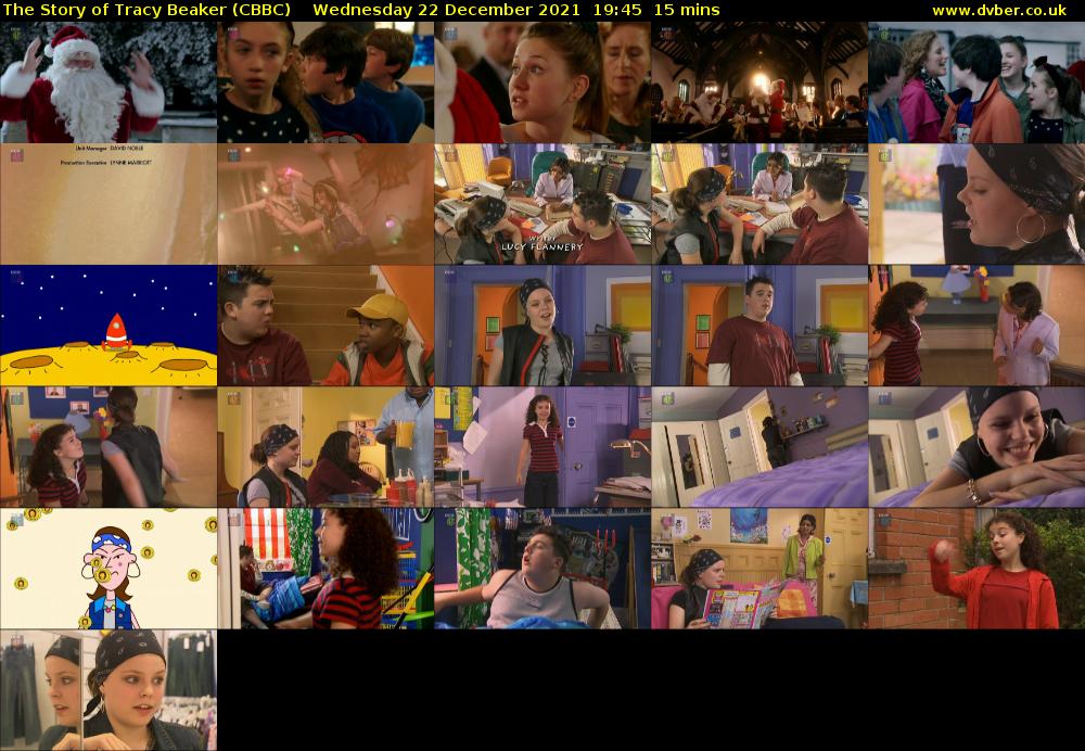 The Story of Tracy Beaker (CBBC) Wednesday 22 December 2021 19:45 - 20:00