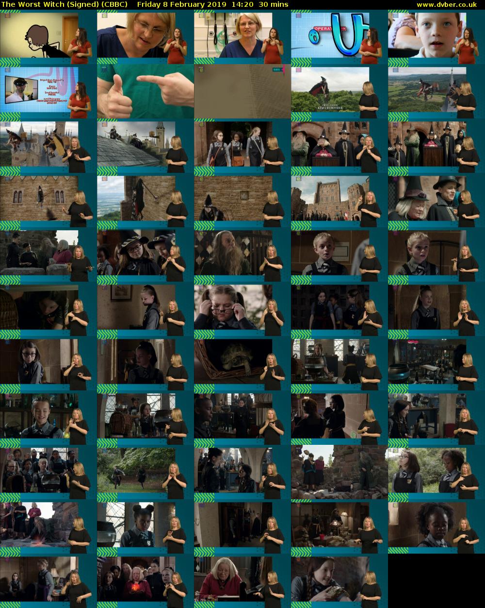 The Worst Witch (Signed) (CBBC) Friday 8 February 2019 14:20 - 14:50