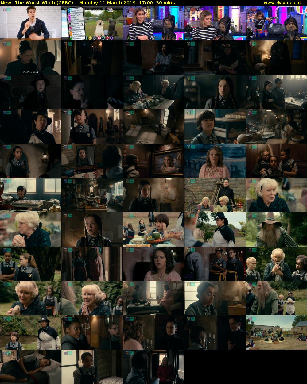 The Worst Witch (CBBC) Monday 11 March 2019 17:00 - 17:30