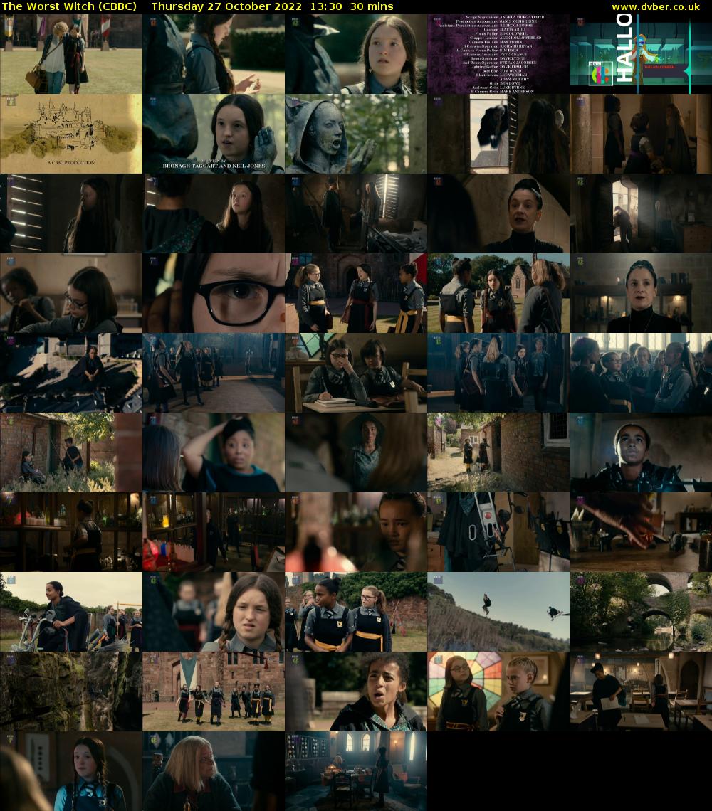 The Worst Witch (CBBC) Thursday 27 October 2022 13:30 - 14:00