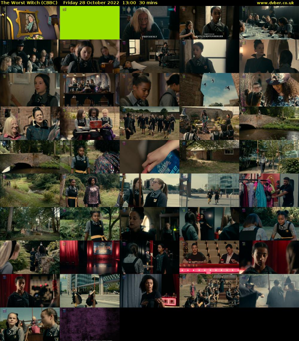 The Worst Witch (CBBC) Friday 28 October 2022 13:00 - 13:30