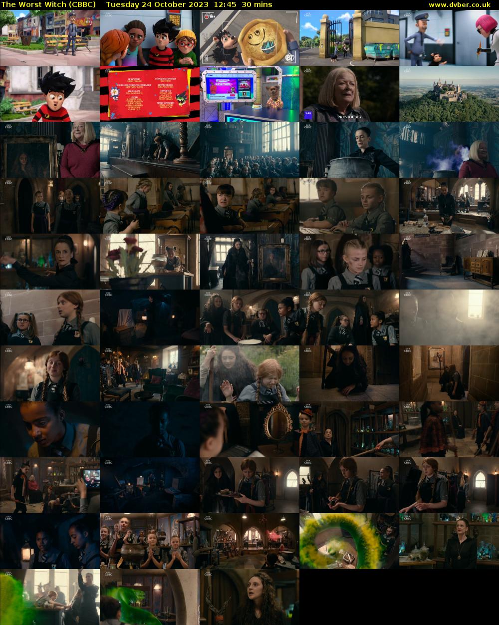 The Worst Witch (CBBC) Tuesday 24 October 2023 12:45 - 13:15