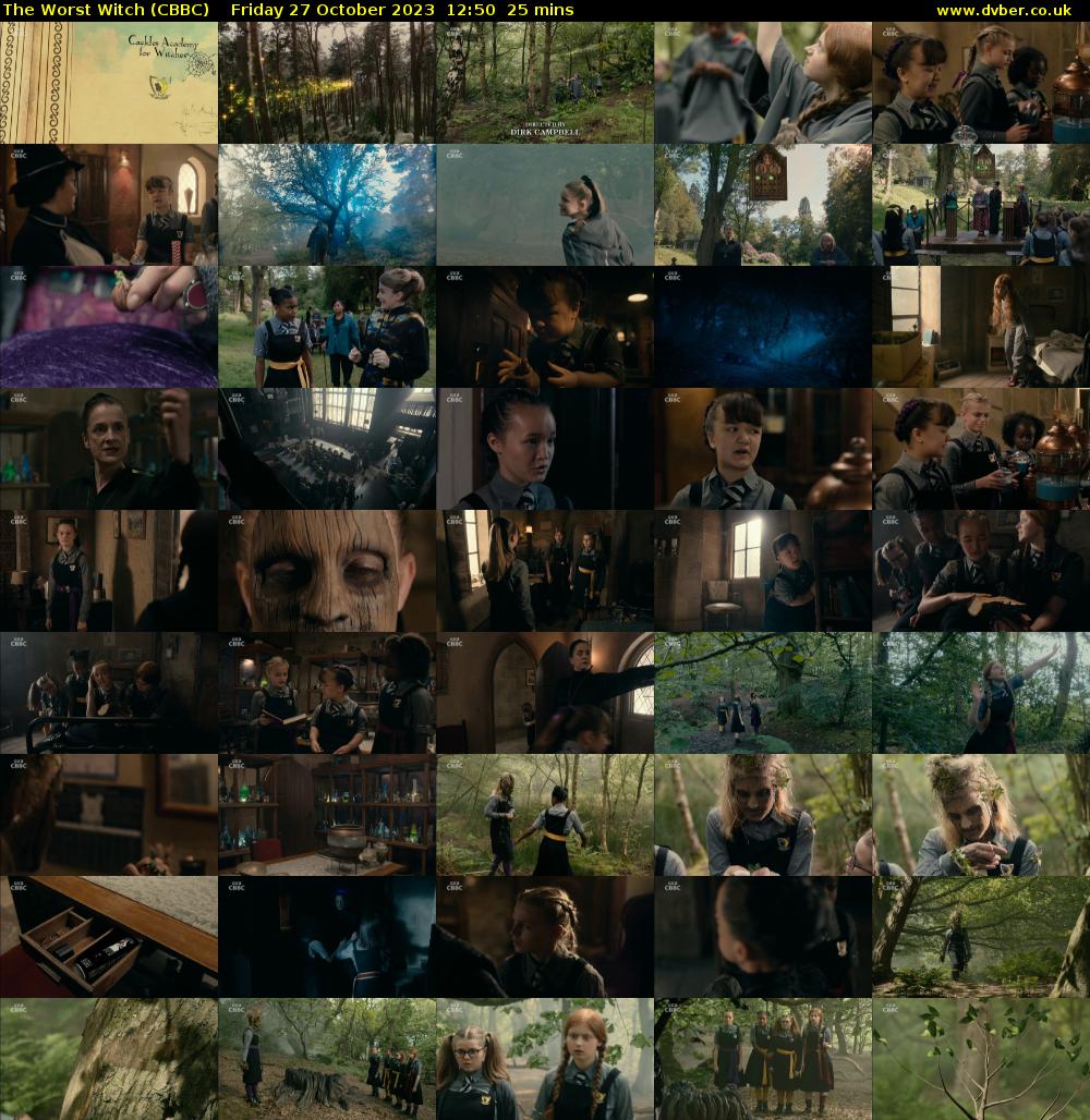 The Worst Witch (CBBC) Friday 27 October 2023 12:50 - 13:15