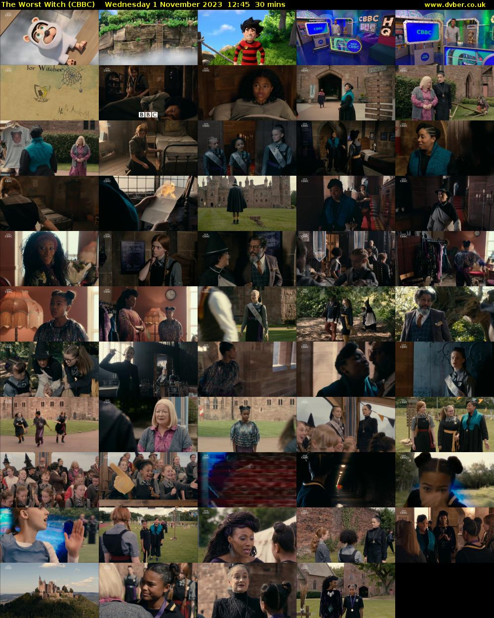 The Worst Witch (CBBC) Wednesday 1 November 2023 12:45 - 13:15