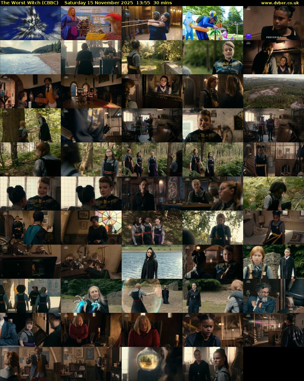The Worst Witch (CBBC) Saturday 15 November 2025 13:55 - 14:25