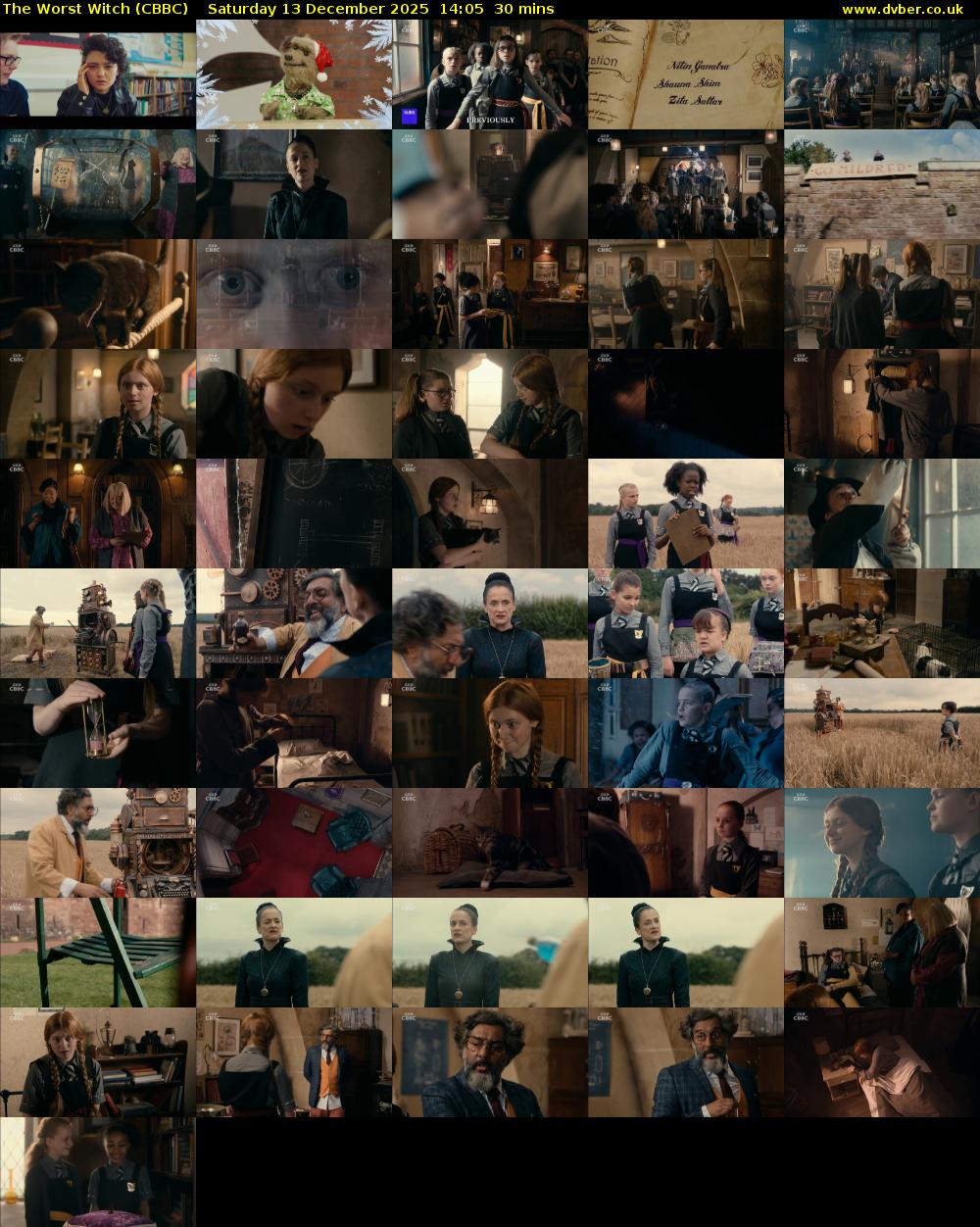 The Worst Witch (CBBC) Saturday 13 December 2025 14:05 - 14:35