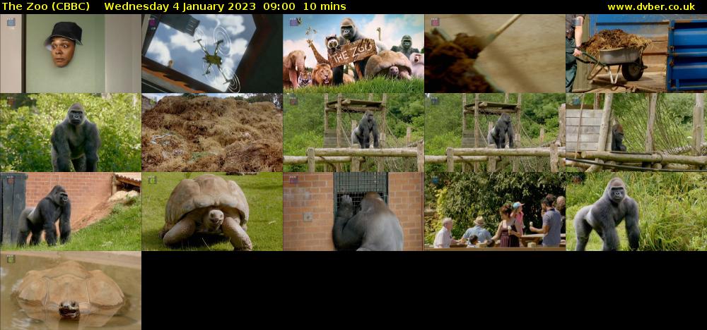 The Zoo (CBBC) Wednesday 4 January 2023 09:00 - 09:10