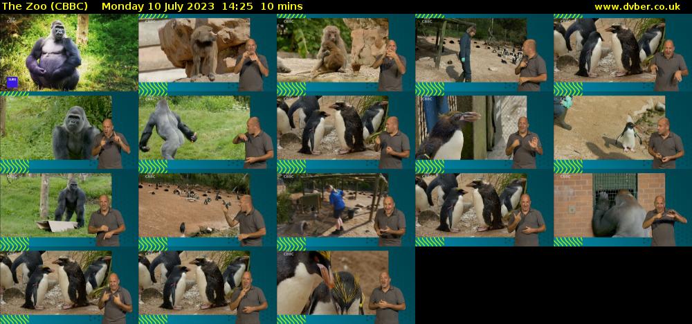 The Zoo (CBBC) Monday 10 July 2023 14:25 - 14:35