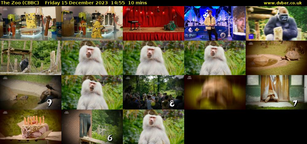 The Zoo (CBBC) Friday 15 December 2023 14:55 - 15:05
