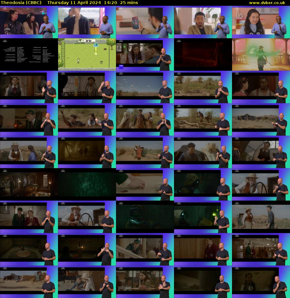 Theodosia (CBBC) Thursday 11 April 2024 14:20 - 14:45
