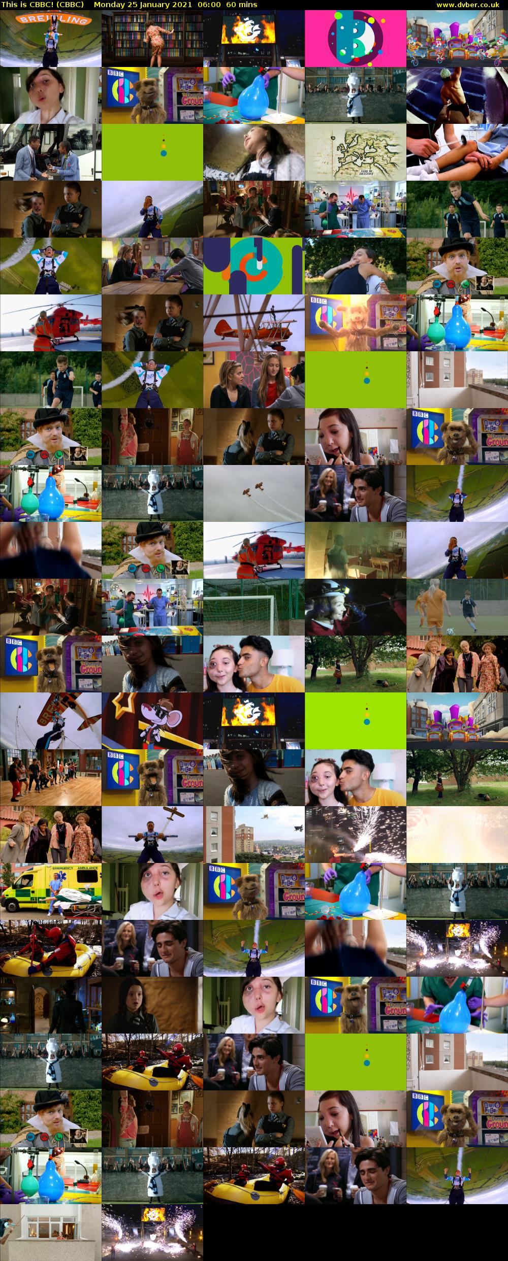 This is CBBC! (CBBC) Monday 25 January 2021 06:00 - 07:00