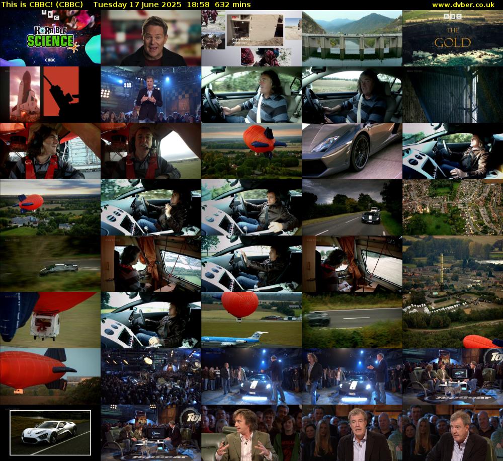This is CBBC! (CBBC) Tuesday 17 June 2025 18:58 - 05:30