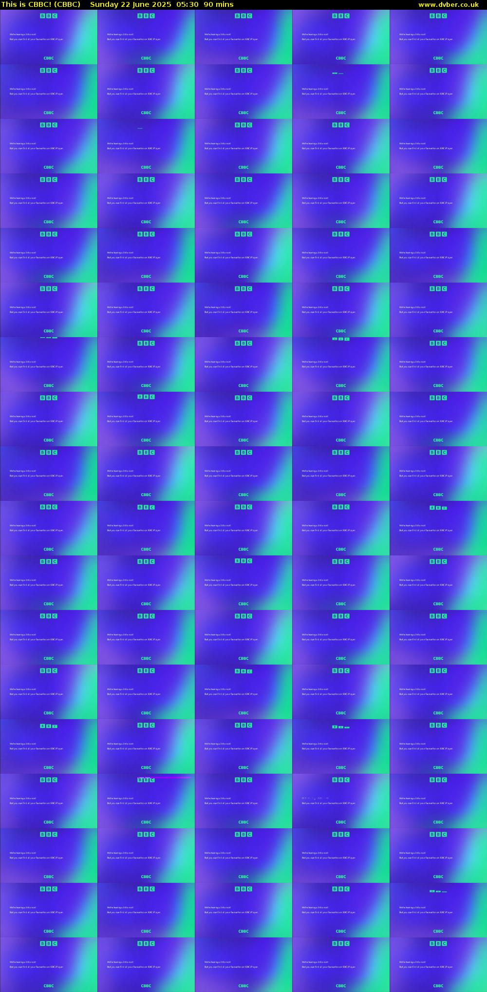 This is CBBC! (CBBC) Sunday 22 June 2025 05:30 - 07:00