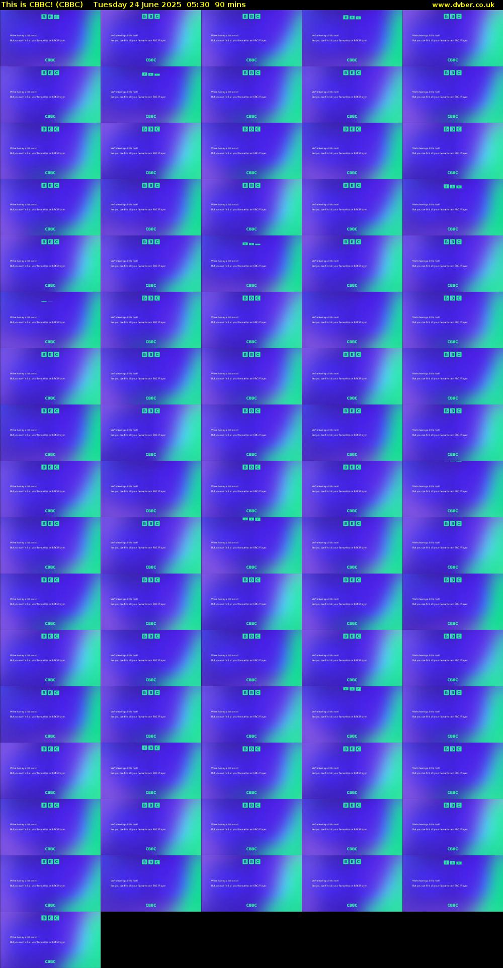 This is CBBC! (CBBC) Tuesday 24 June 2025 05:30 - 07:00