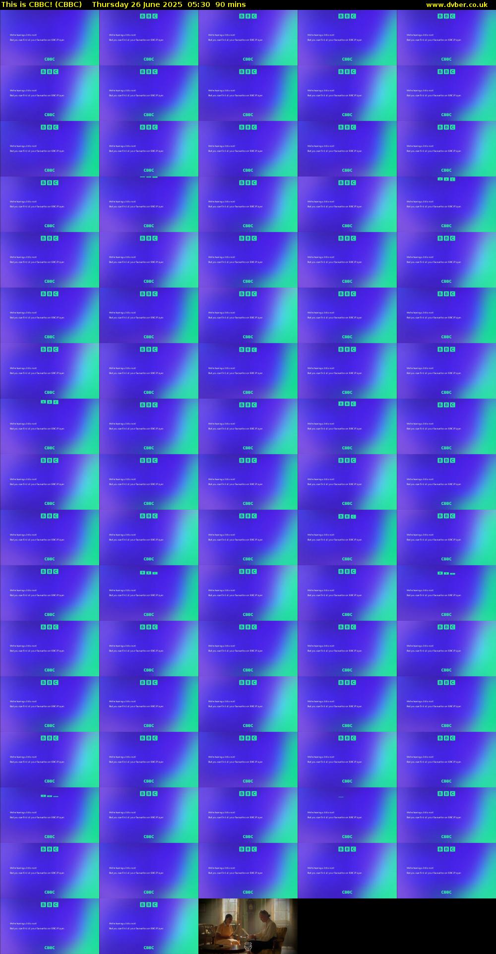 This is CBBC! (CBBC) Thursday 26 June 2025 05:30 - 07:00