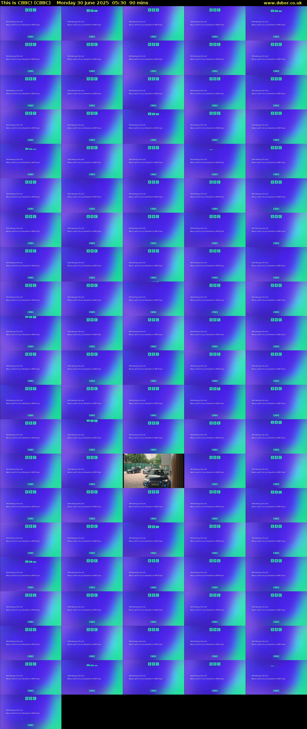 This is CBBC! (CBBC) Monday 30 June 2025 05:30 - 07:00