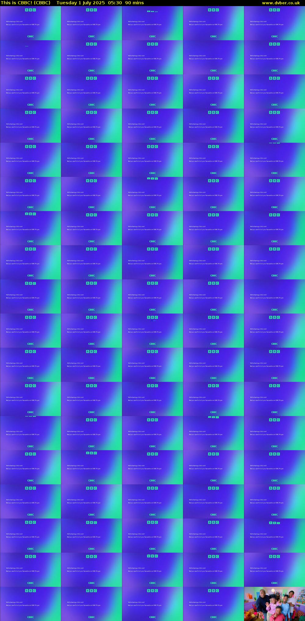 This is CBBC! (CBBC) Tuesday 1 July 2025 05:30 - 07:00