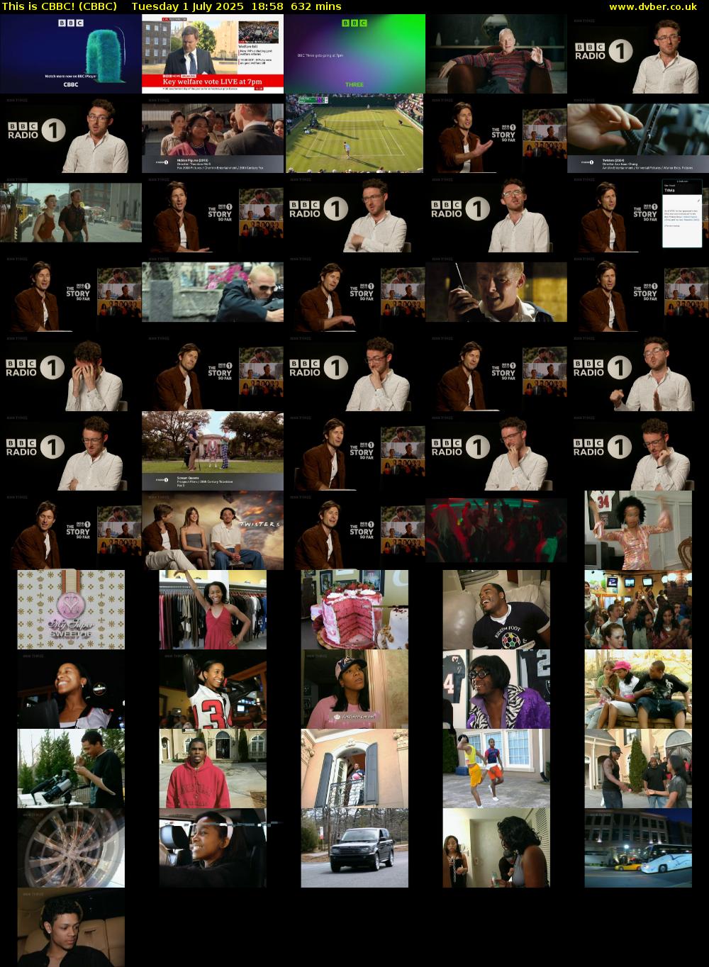 This is CBBC! (CBBC) Tuesday 1 July 2025 18:58 - 05:30