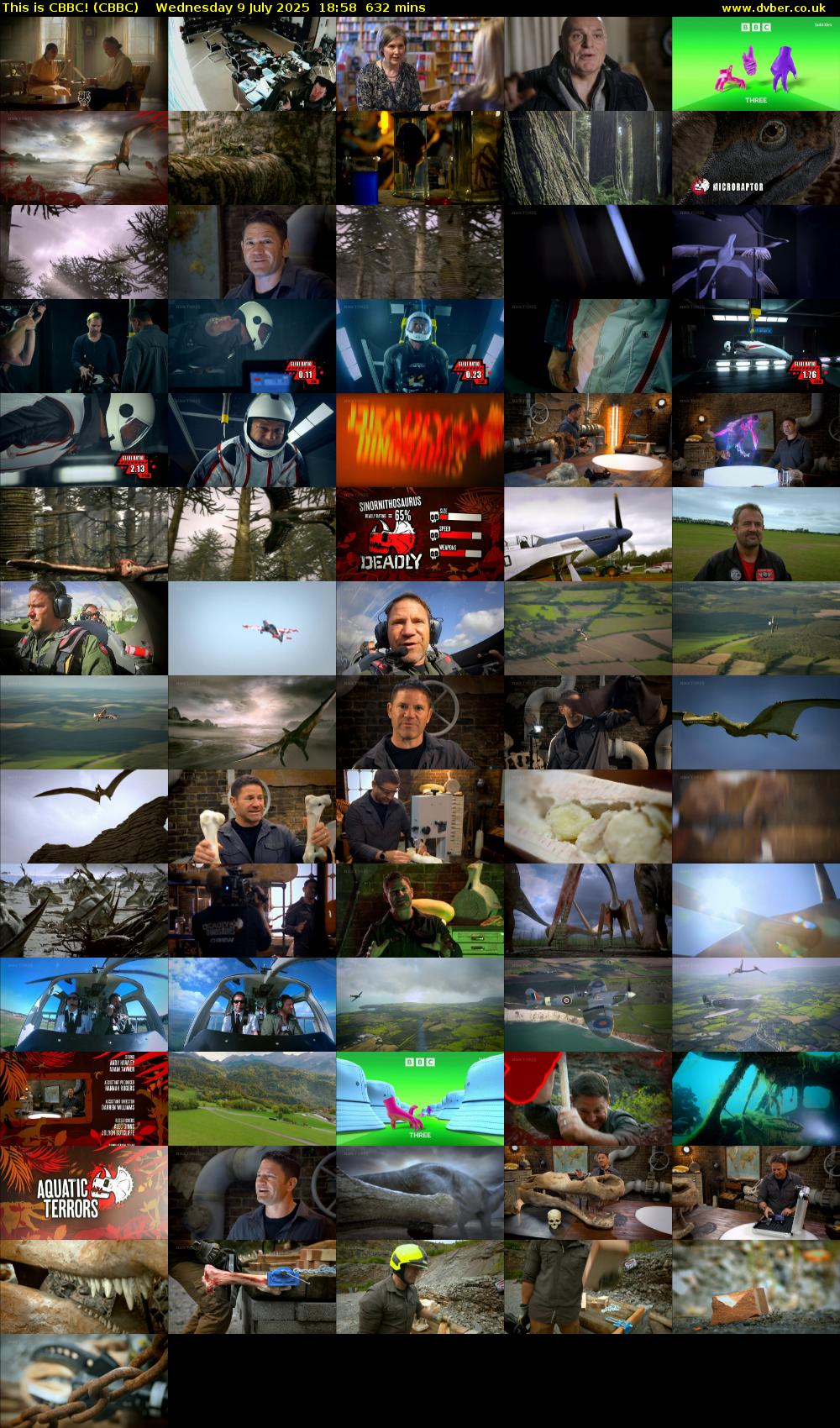 This is CBBC! (CBBC) Wednesday 9 July 2025 18:58 - 05:30