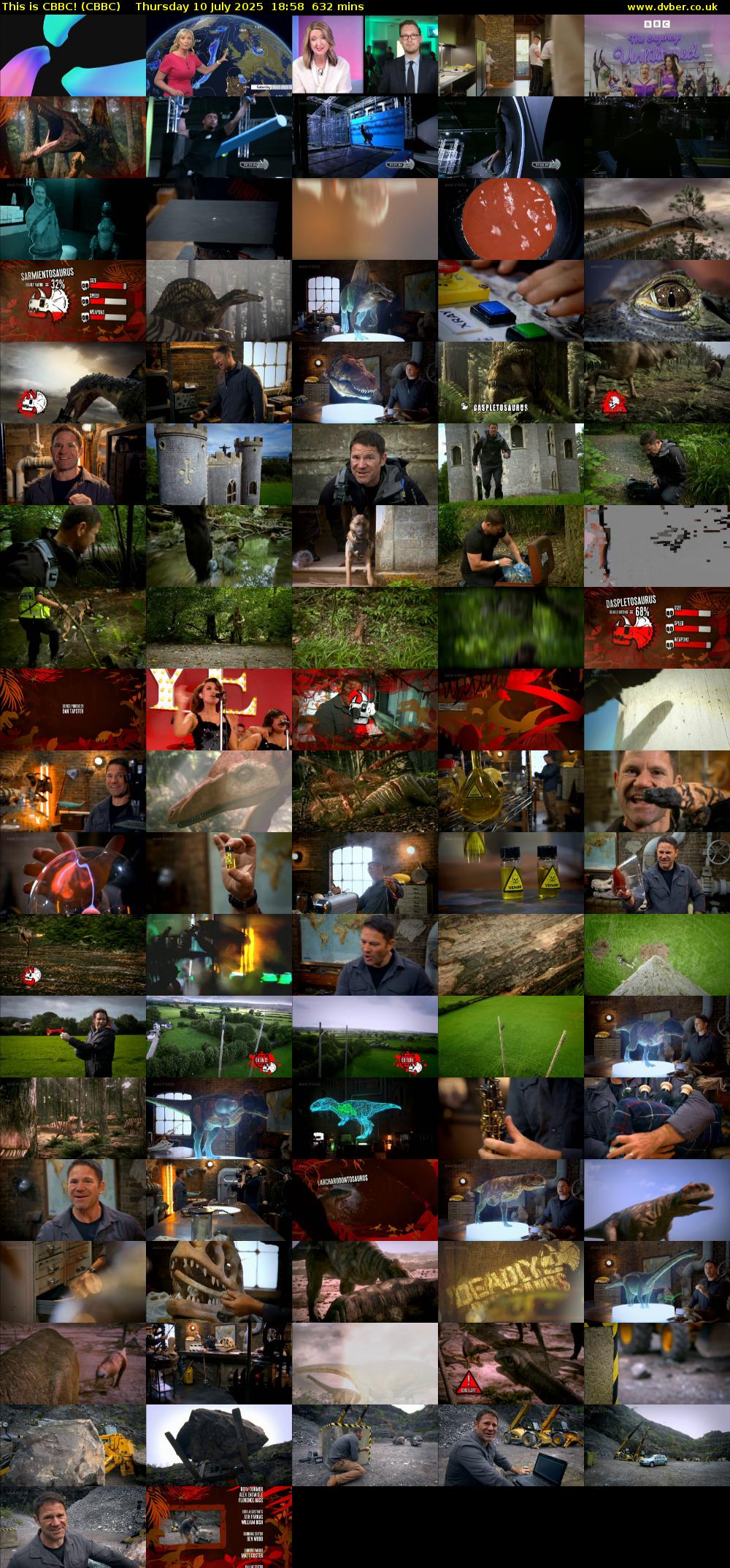 This is CBBC! (CBBC) Thursday 10 July 2025 18:58 - 05:30