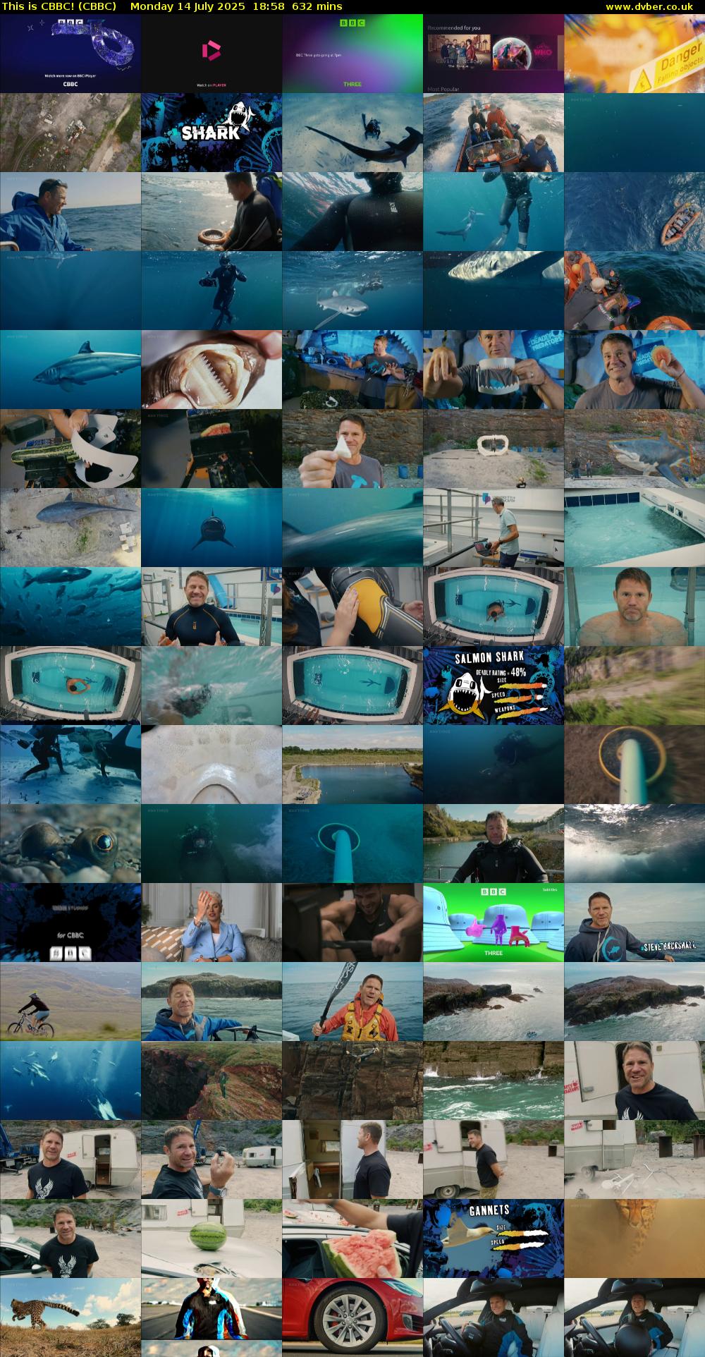 This is CBBC! (CBBC) Monday 14 July 2025 18:58 - 05:30