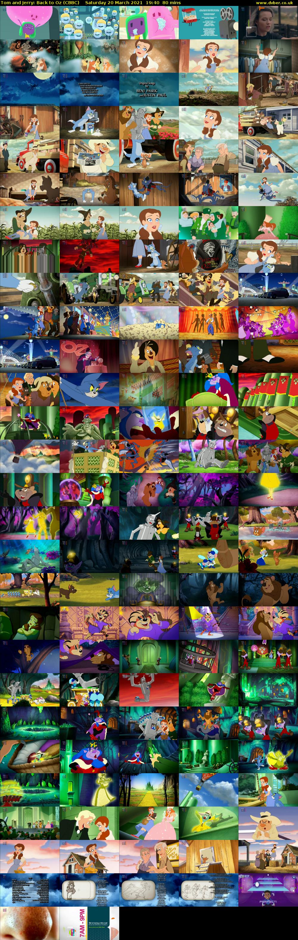 Tom and Jerry: Back to Oz (CBBC) Saturday 20 March 2021 19:40 - 21:00