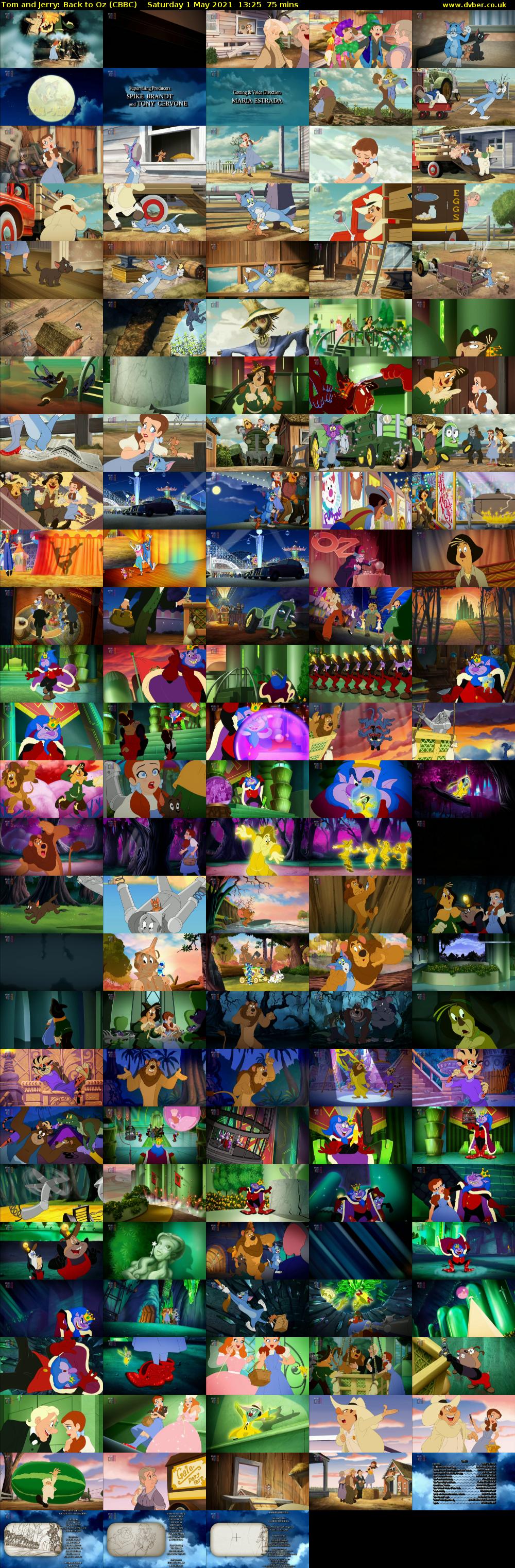 Tom and Jerry: Back to Oz (CBBC) Saturday 1 May 2021 13:25 - 14:40