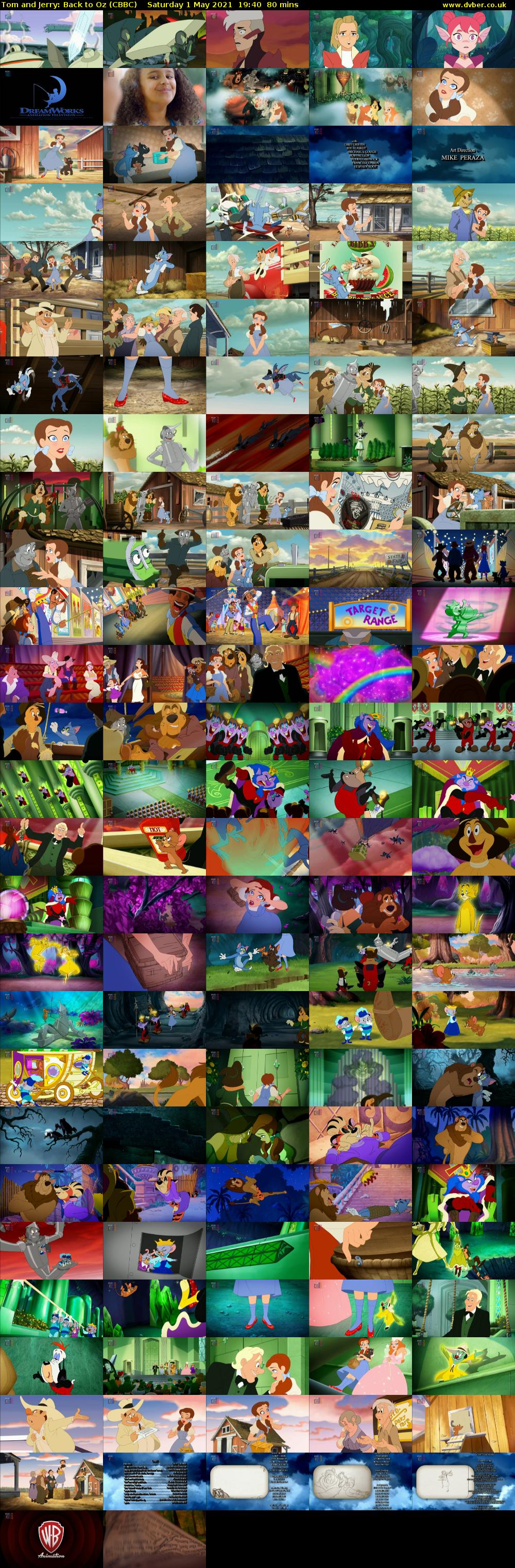 Tom and Jerry: Back to Oz (CBBC) Saturday 1 May 2021 19:40 - 21:00