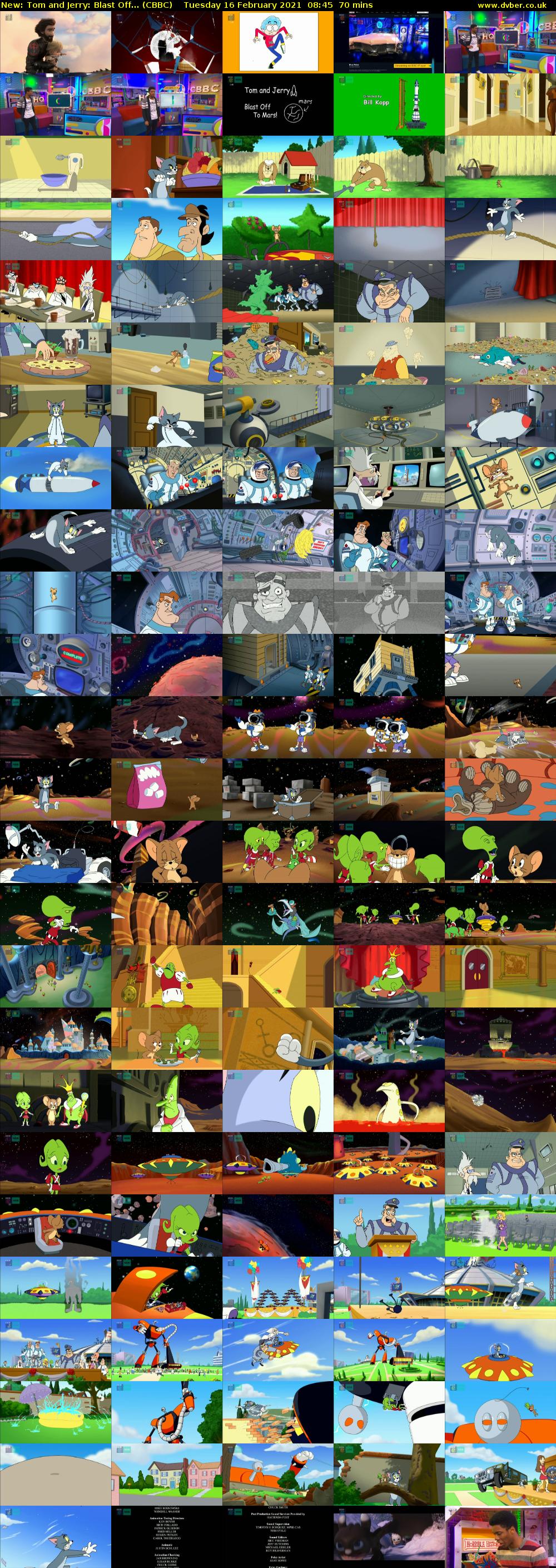 Tom and Jerry: Blast Off... (CBBC) Tuesday 16 February 2021 08:45 - 09:55