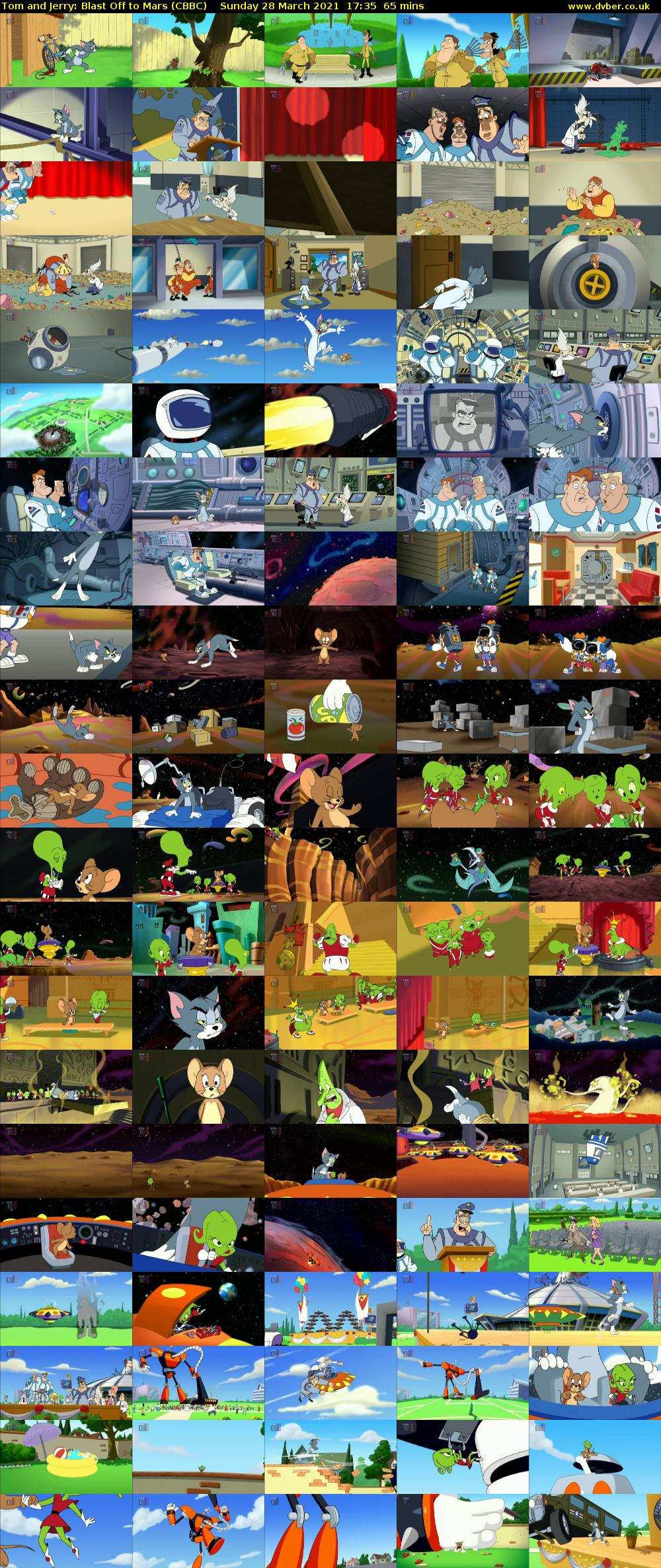 Tom and Jerry: Blast Off to Mars (CBBC) Sunday 28 March 2021 17:35 - 18:40