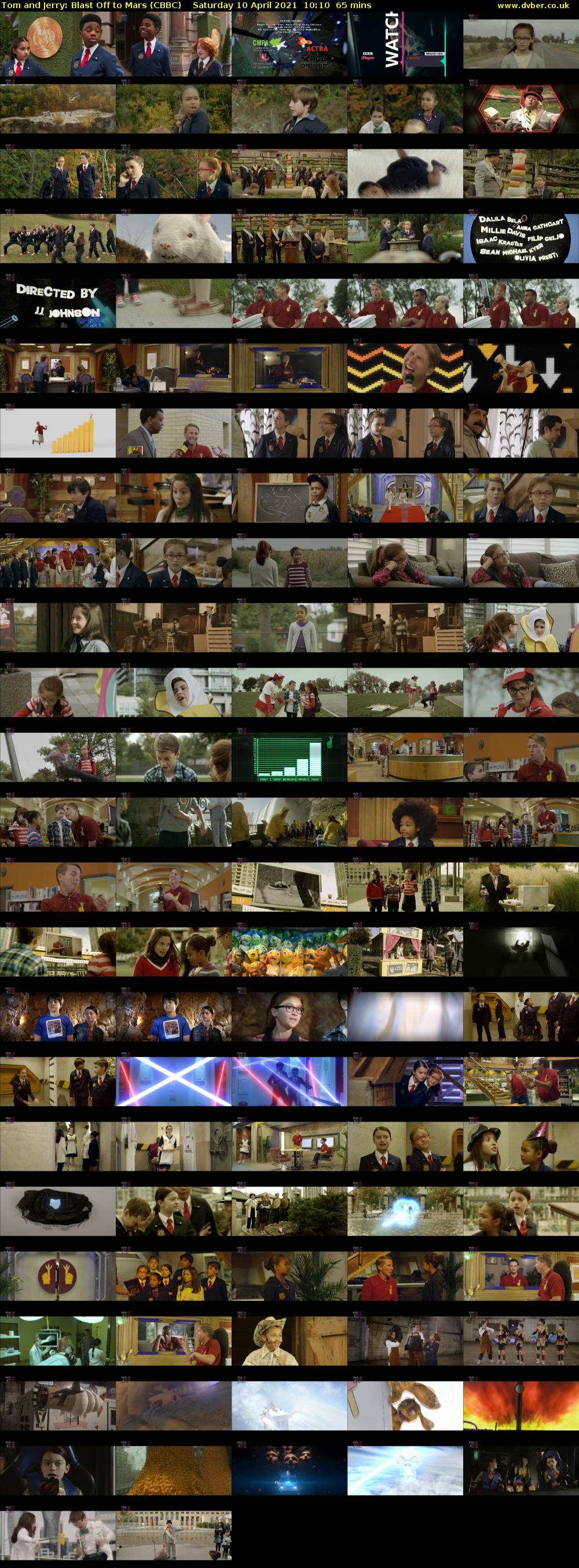 Tom and Jerry: Blast Off to Mars (CBBC) Saturday 10 April 2021 10:10 - 11:15