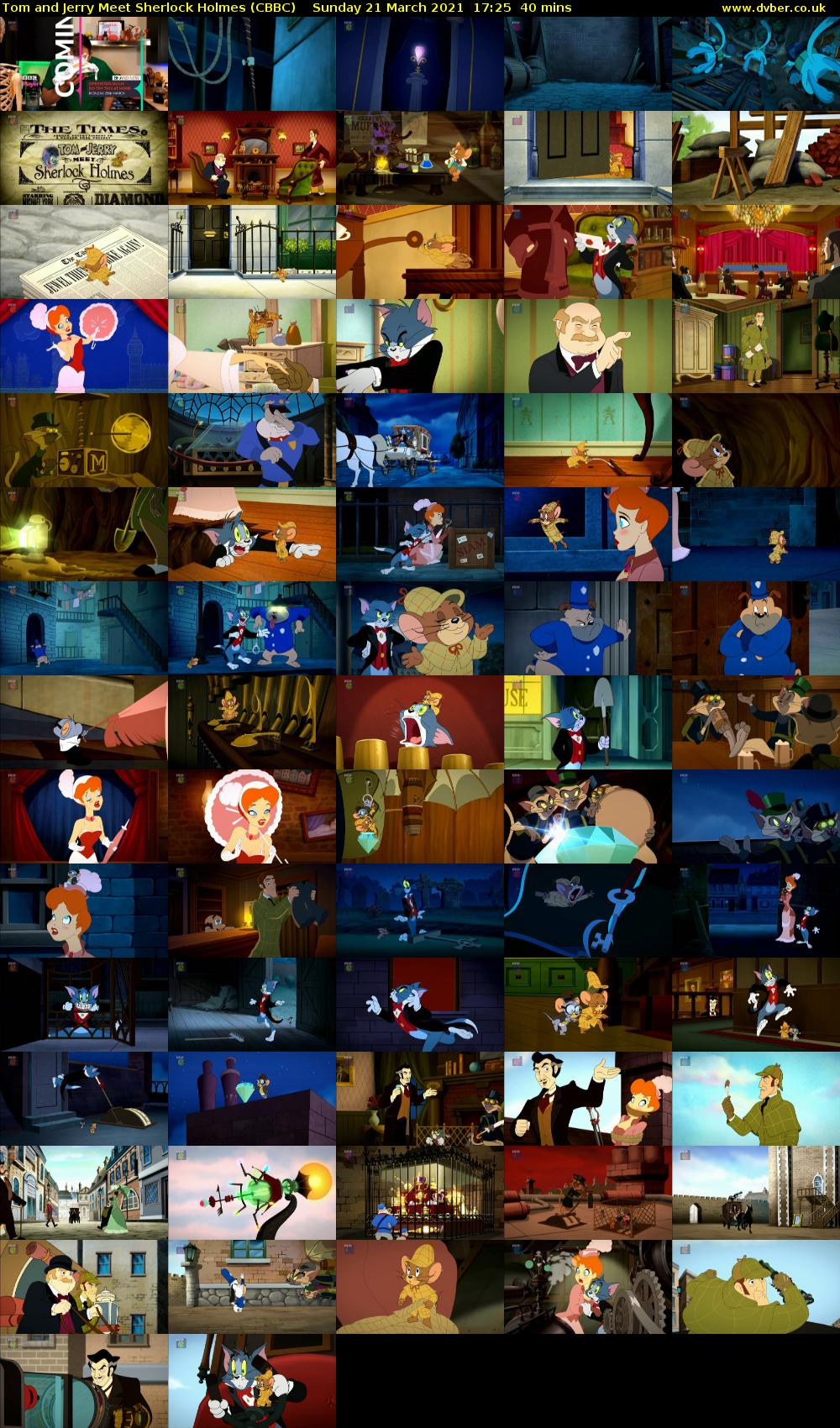 Tom and Jerry Meet Sherlock Holmes (CBBC) Sunday 21 March 2021 17:25 - 18:05