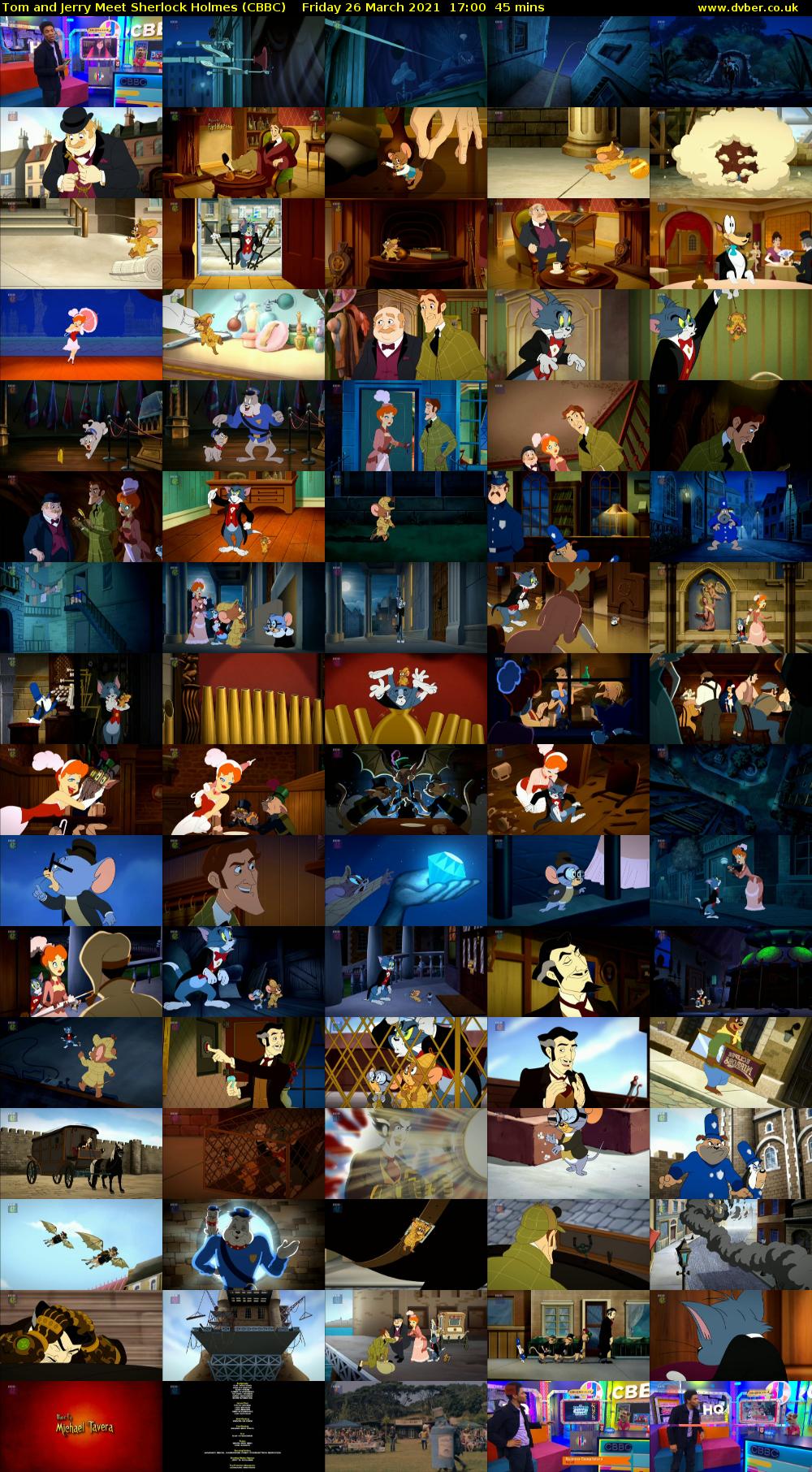 Tom and Jerry Meet Sherlock Holmes (CBBC) Friday 26 March 2021 17:00 - 17:45