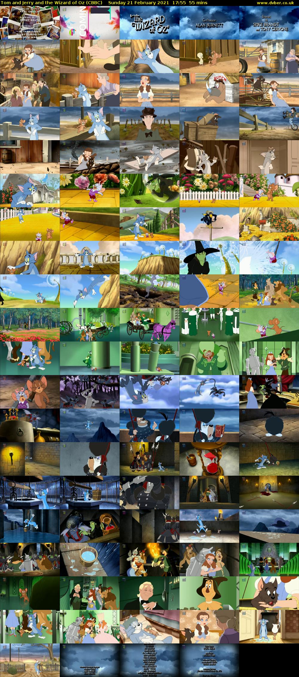 Tom and Jerry and the Wizard of Oz (CBBC) Sunday 21 February 2021 17:55 - 18:50