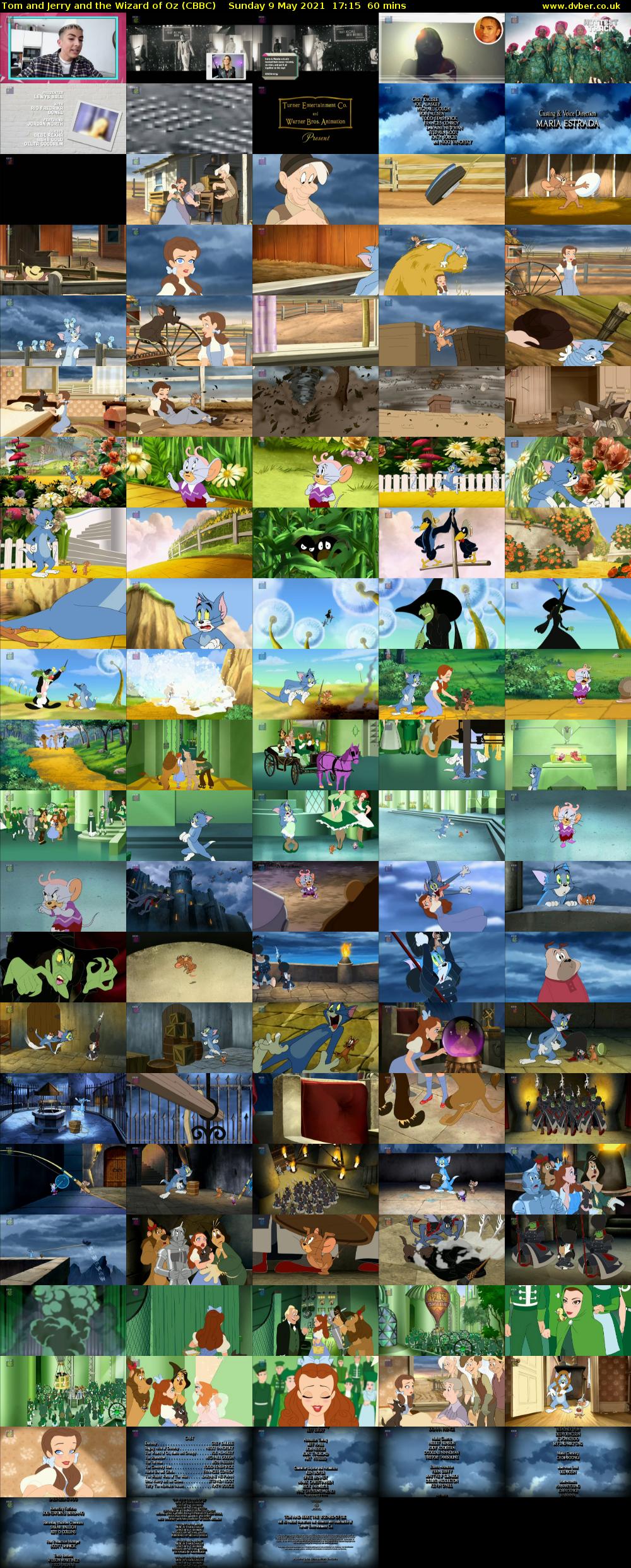 Tom and Jerry and the Wizard of Oz (CBBC) Sunday 9 May 2021 17:15 - 18:15