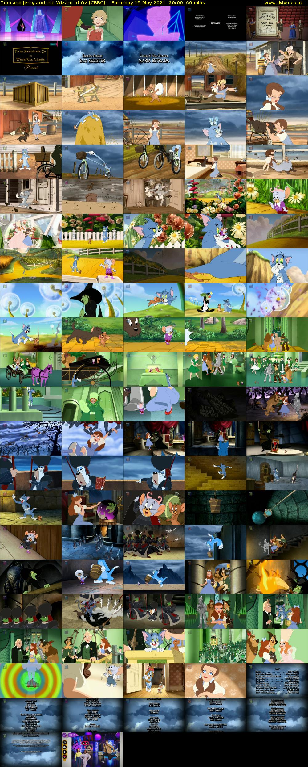 Tom and Jerry and the Wizard of Oz (CBBC) Saturday 15 May 2021 20:00 - 21:00
