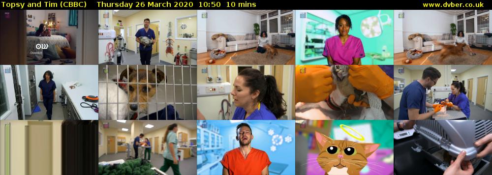 Topsy and Tim (CBBC) Thursday 26 March 2020 10:50 - 11:00