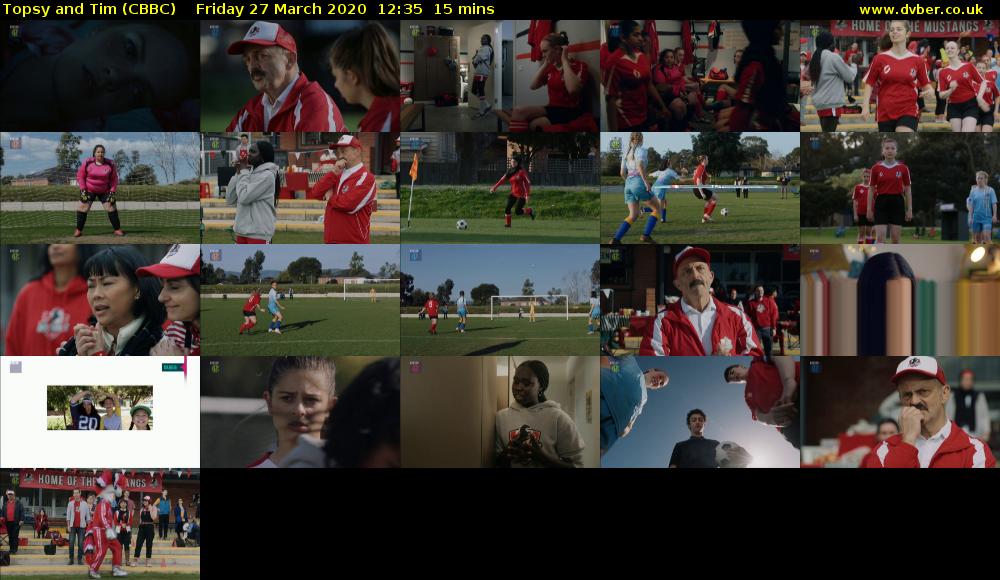 Topsy and Tim (CBBC) Friday 27 March 2020 12:35 - 12:50