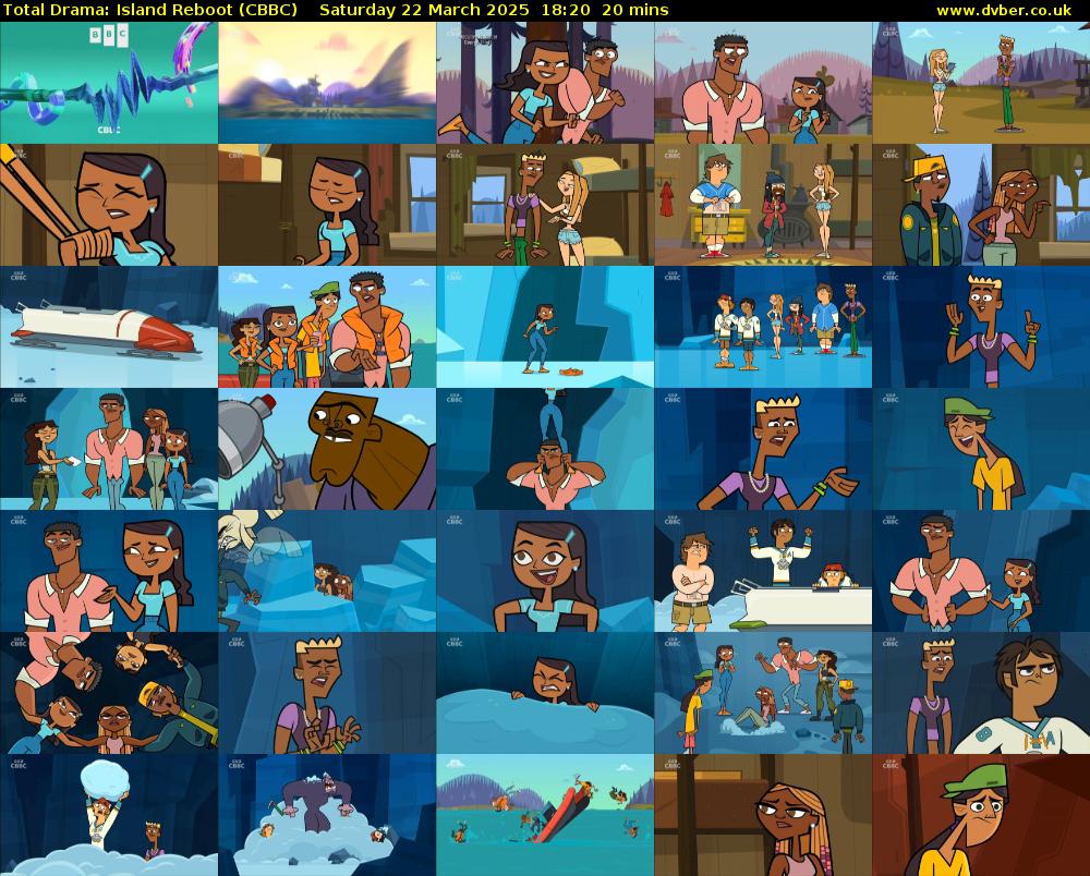 Total Drama: Island Reboot (CBBC) Saturday 22 March 2025 18:20 - 18:40