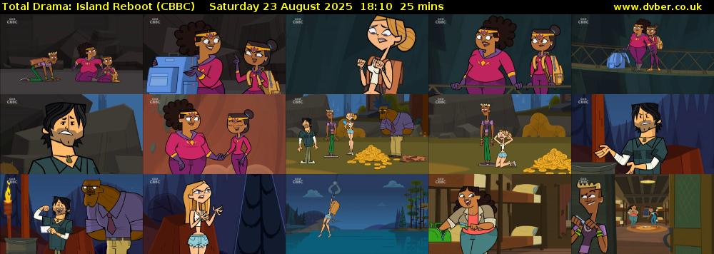 Total Drama: Island Reboot (CBBC) Saturday 23 August 2025 18:10 - 18:35